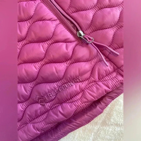 Free Country Pink Quilted vest NWT - Picture 5 of 8